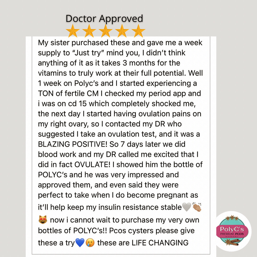 Ovulate-Naturally PolyC's Premium PCOS