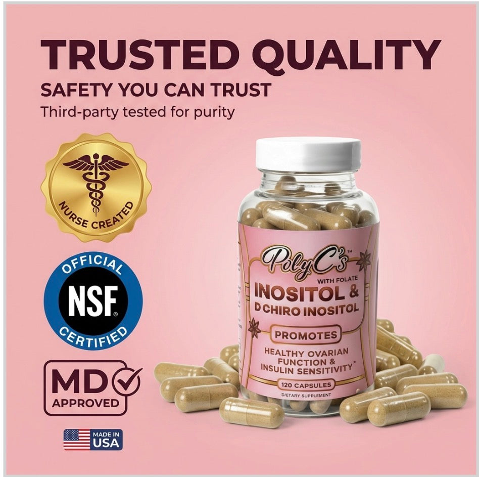 PolyC's Premium PCOS Supplements - 3 Month Supply