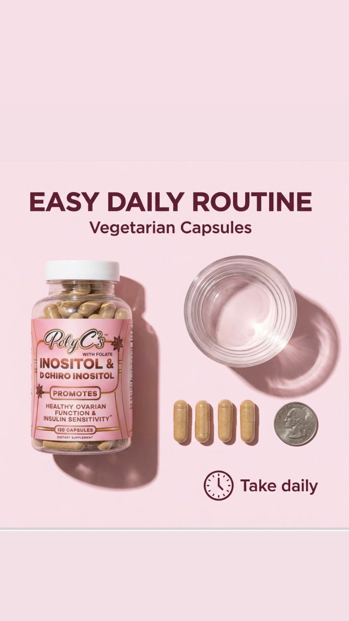 PolyC’s Premium PCOS Supplement | 5-Month Supply *Best Value*