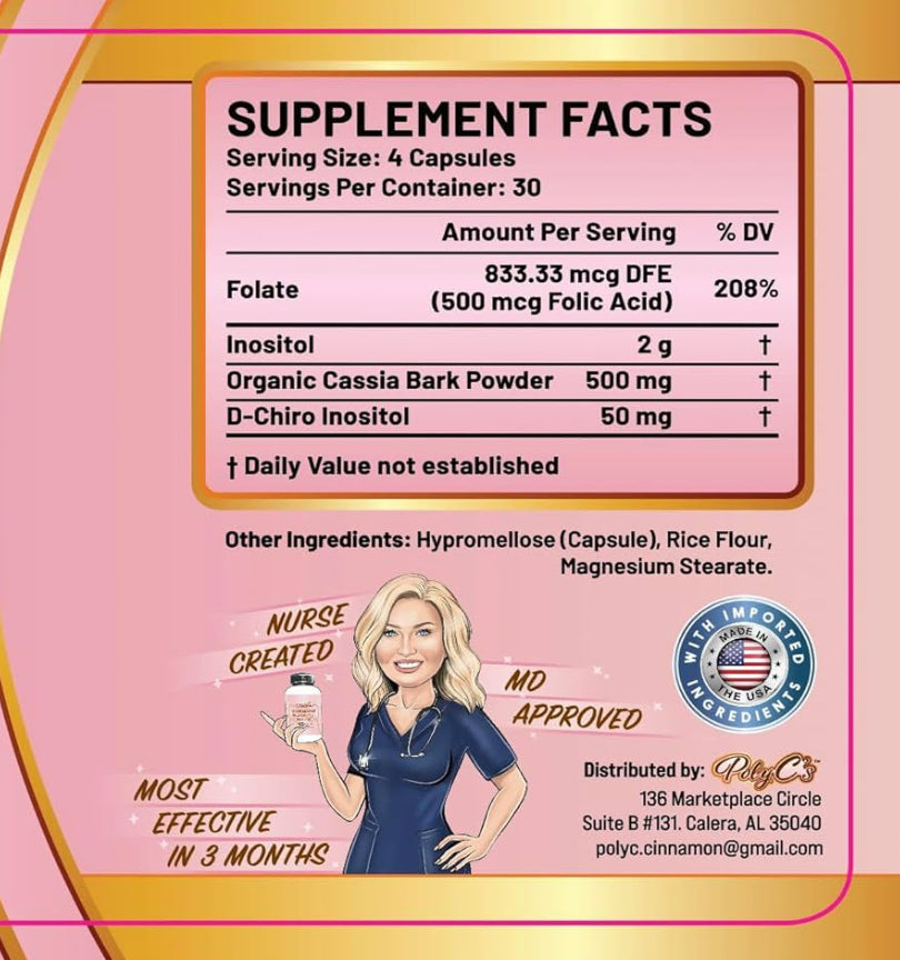 PolyC's Premium PCOS Supplement
