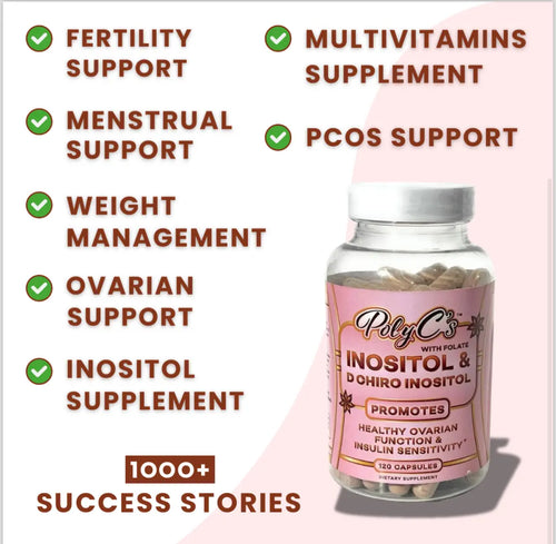 PolyC’s Premium PCOS Supplements, pack of 2 (Limited Time Offer) PolyC's Premium PCOS