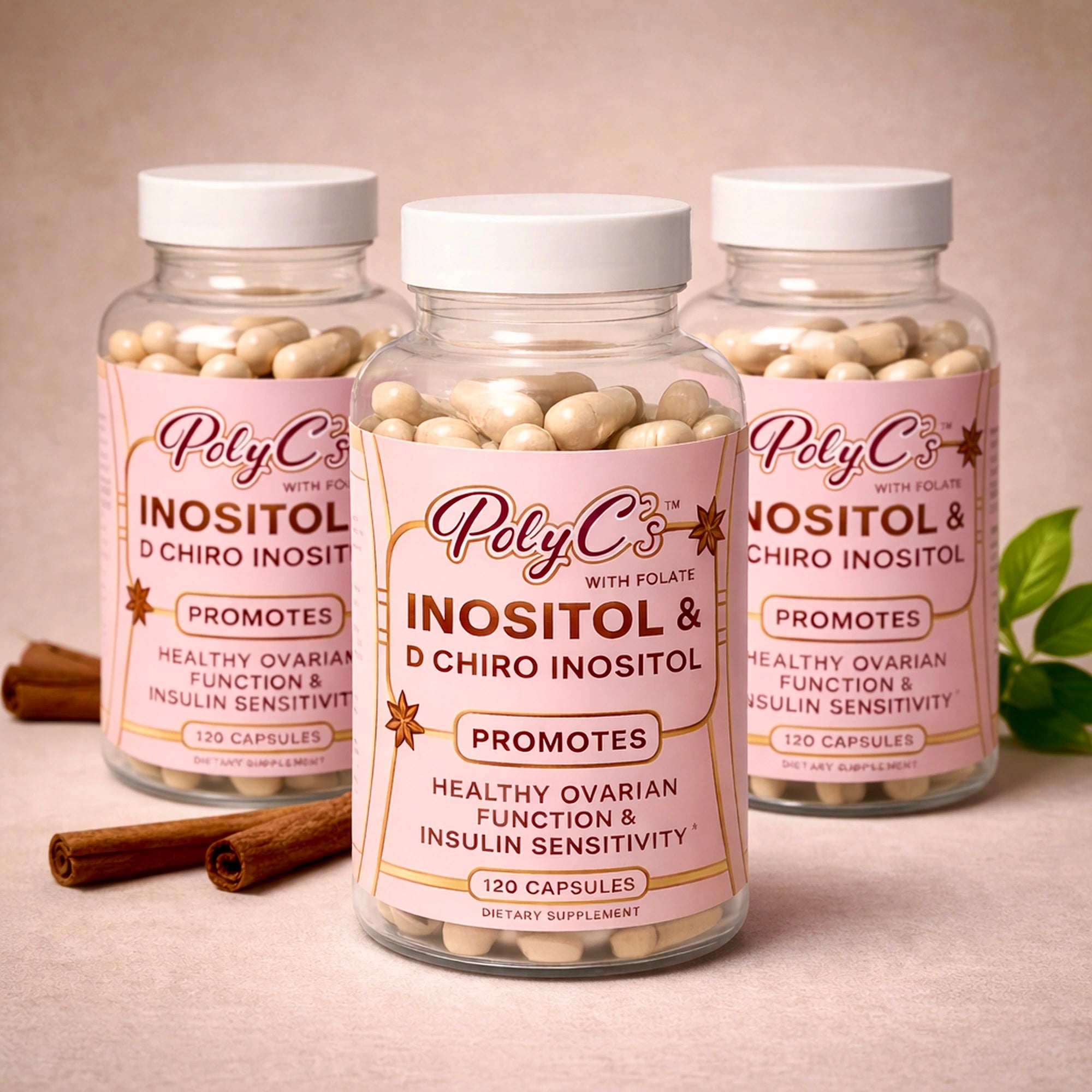 PolyC's Premium PCOS Supplements - 3 Month Supply