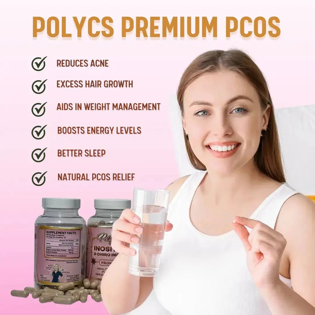 PolyC's Premium PCOS Supplements - 5 Month Supply PolyC's Premium PCOS