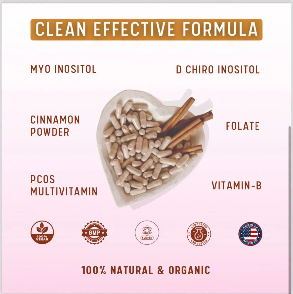 PolyC's Premium PCOS Supplements - 5 Month Supply PolyC's Premium PCOS